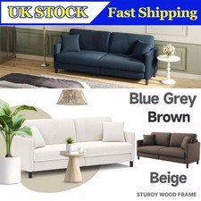 2/3 Seater Teddy Velvet Sofa Couch Love Seat Settee Room Apartment Home Office