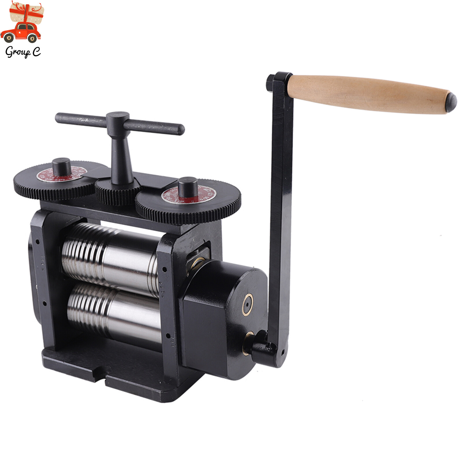 130mm Manual Rolling Mill Machine,Wire Flat Pattern Sheet Metal Jewelry Tool