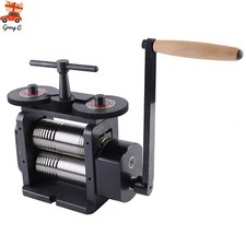 130mm Manual Rolling Mill Machine,Wire Flat Pattern Sheet Metal Jewelry Tool
