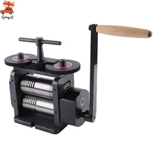 130mm Manual Rolling Mill Machine,Wire Flat Pattern Sheet Metal Jewelry Tool
