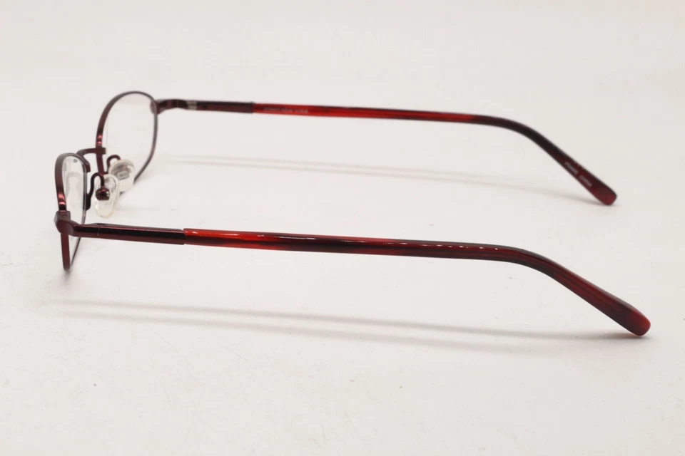 NUEVAS GAFAS JONES NEW YORK J942 ROJAS OVALADAS AUTÉNTICAS DE DISEÑO 49-18 Foto 3 de 4