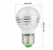 RGBW bulb RGB bulb colorful  white light remote control discolored bulb LED