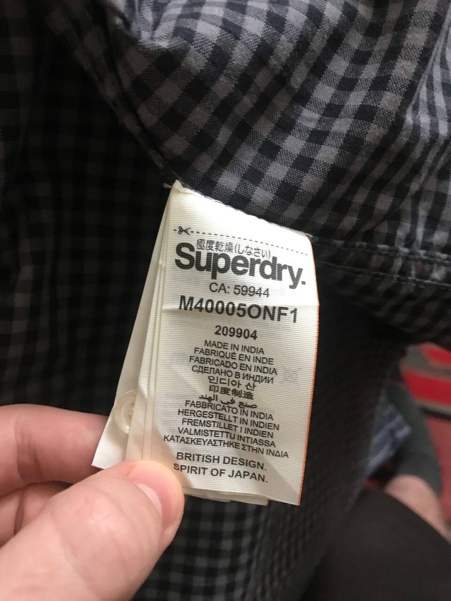 スチーム Men's SuperDry Shirt, Size XXL, Checkered | eBay