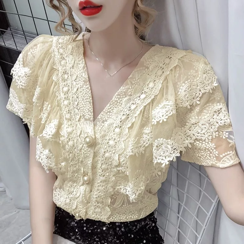 Lace blouse hotsell