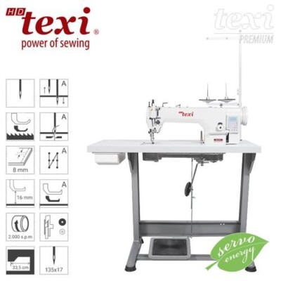 TEXI WALKER WF AUT PREMIUM - 1-needle lockstitch, dual feed, heavy - set !