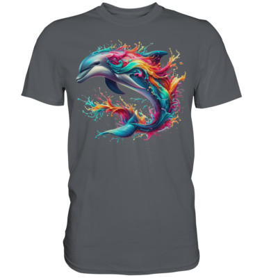 dolphin splash - Premium Shirt
