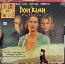 SEALED Don Juan de Marco Laserdisc Johnny Depp Marlon Brando