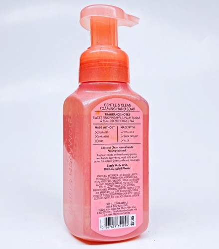 5 Bath & Body Works PINK PINEAPPLE SUNRISE sanft schäumende Handseife 8,75 Oz. - Bild 2 von 2