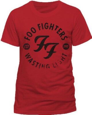 Offiziell lizenziertes Foo Fighters Wasting Light rotes Herren-T-Shirt klassisches T-Shirt