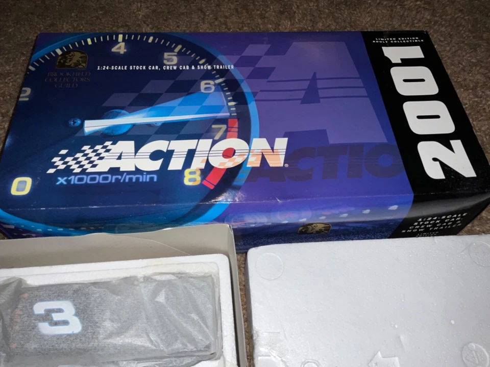 Remolque de exhibición Brookfield Action Dale Earnhardt #3 Oreo 2001 1:24 auto doble cabina nuevo Foto 2 de 4