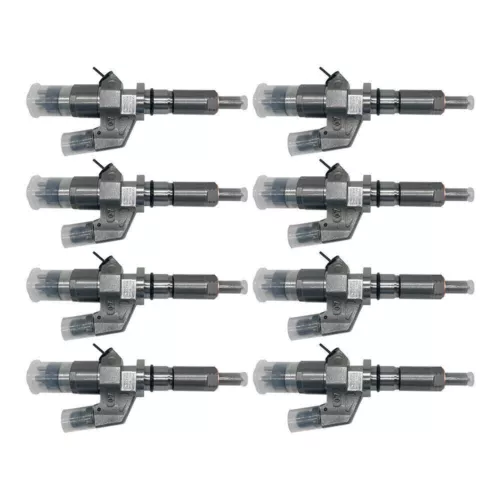 8pcs Bosch 6.6L Duramax LB7 Fuel Injectors 0445120008 2001 2002 2003 2004 GM HD - Picture 1 of 6