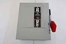 GE THN3361 NEMA 3 Pole 3-Wire Heavy Duty Safety Switch 30Amp 600V
