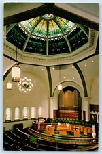 c1960 Norwalk Ohio Postcard First United Methodist Church West Main Street