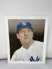 Mickey Mantle Original Jim Bliss Baseball Hand Drawn Art Sketch
