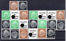 DR-ZusDr. K21/WK5 ALLE ZUSAMMENDRUCKE aus EINHEITGEBER 1 ** MNH POSTFRISCH (y801