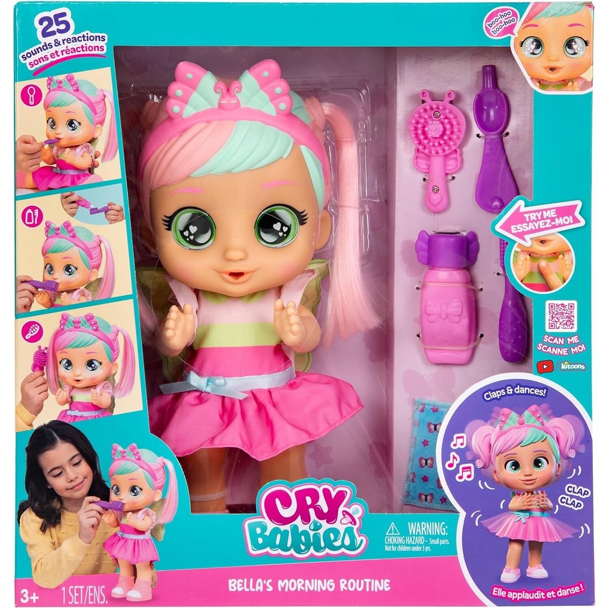Cry Babies Bella's Morning Routine Doll