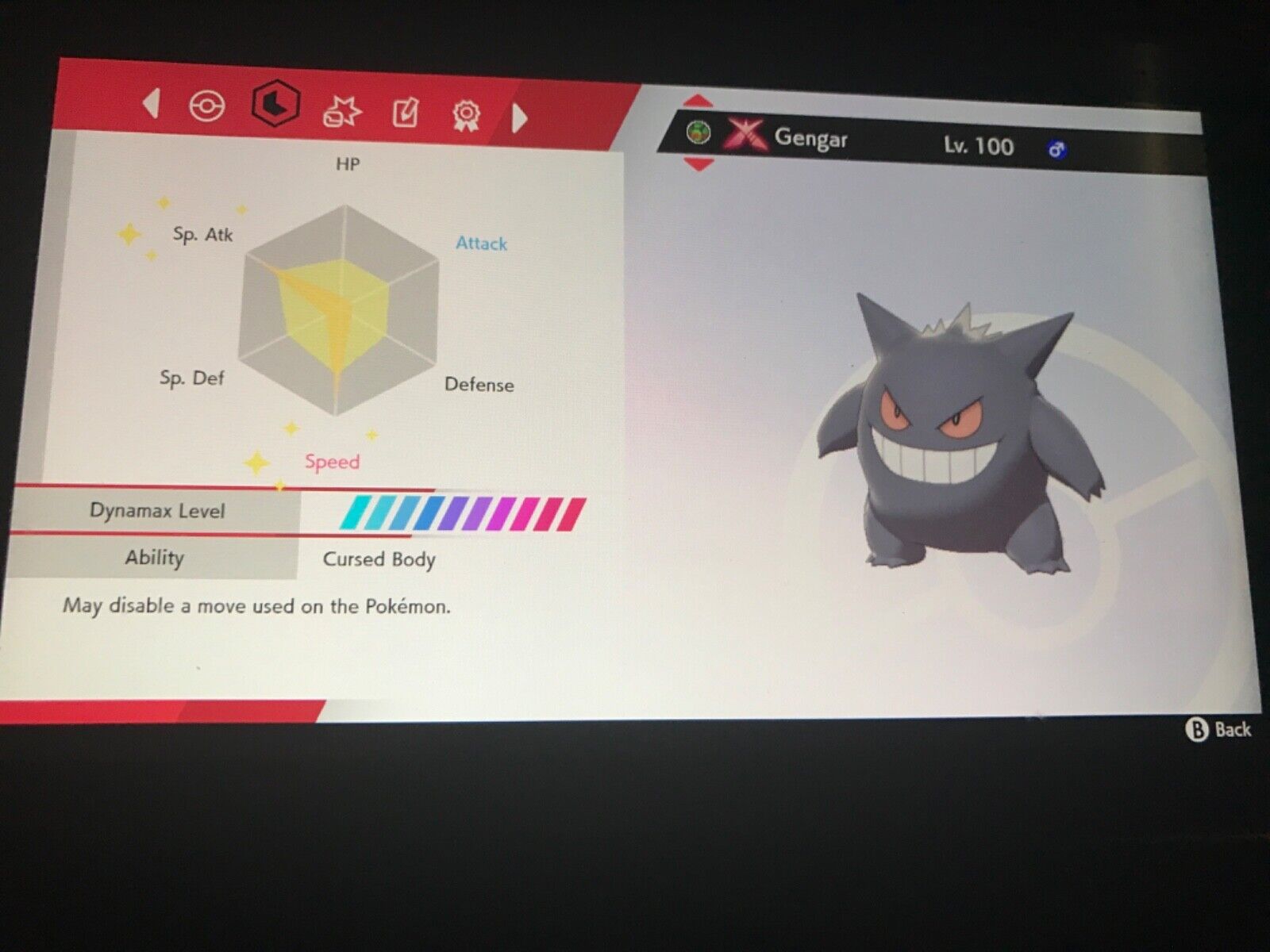 Pokemon SWORD and SHIELD ✨ULTRA SHINY GENGAR 6IV GMAX✨ Battle