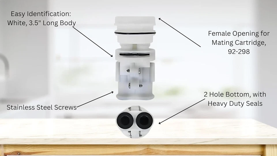 Cartucho de equilibrio de presión Gerber Style 97-013, utiliza cartucho Gerber 92-298 Foto 3 de 4