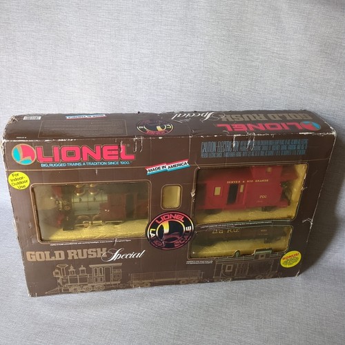 Lionel G Scale Gold Rush Special Train Set 8-81000 UNTESTED