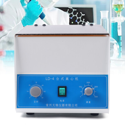 4-Tube x 100ml Centrifuge Machine LD-4 Electric Lab Benchtop Centrifuge 4000RPM
