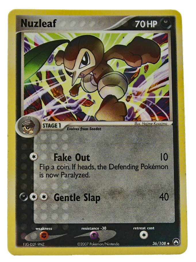 Nuzleaf 36/108 Uncommon Non Holo EX Power Keepers NM With eBay Shipping