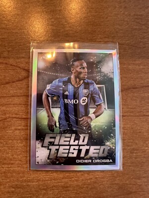 Didier Drogba 2022 Topps Chrome MLS #FT-2 Field Tested Insert