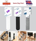 3M Table Desk Cord Cable Management Strap Fasten Tape Tie Tidy_White/Grey/Black