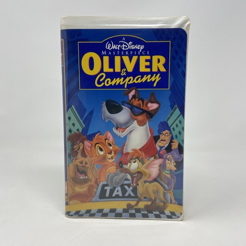 Oliver & Company VHS 1996 Disney Clamshell Masterpiece Collection