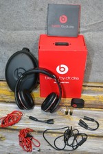 VTG Beats By Dr Dre Studio Over Ear Headphones Black 190003-00 Monster Cables