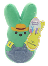 2026 PEEPS Marshmallow Scented -FARMER BUNNY- 6" Easter Plush READ