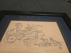 Lenny Bruce Sketch Signed And Autographed With Inscription To Friend On A Napkin — photo 9