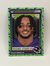 2024 Panini Score-A-Treat - Rising Stars Dallas Turner #14 Green Bats (RC)