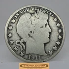 1911 Barber Silver Half Dollar - #C55313NQ