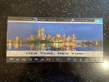 NIB New York, New York Panoramic Puzzle 750 Pcs COMPLETE Twin Towers
