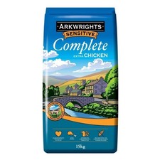 Arkwrights Sensitive Complete Extra Chicken 15kg - Dog Food 1.92 per kilo
