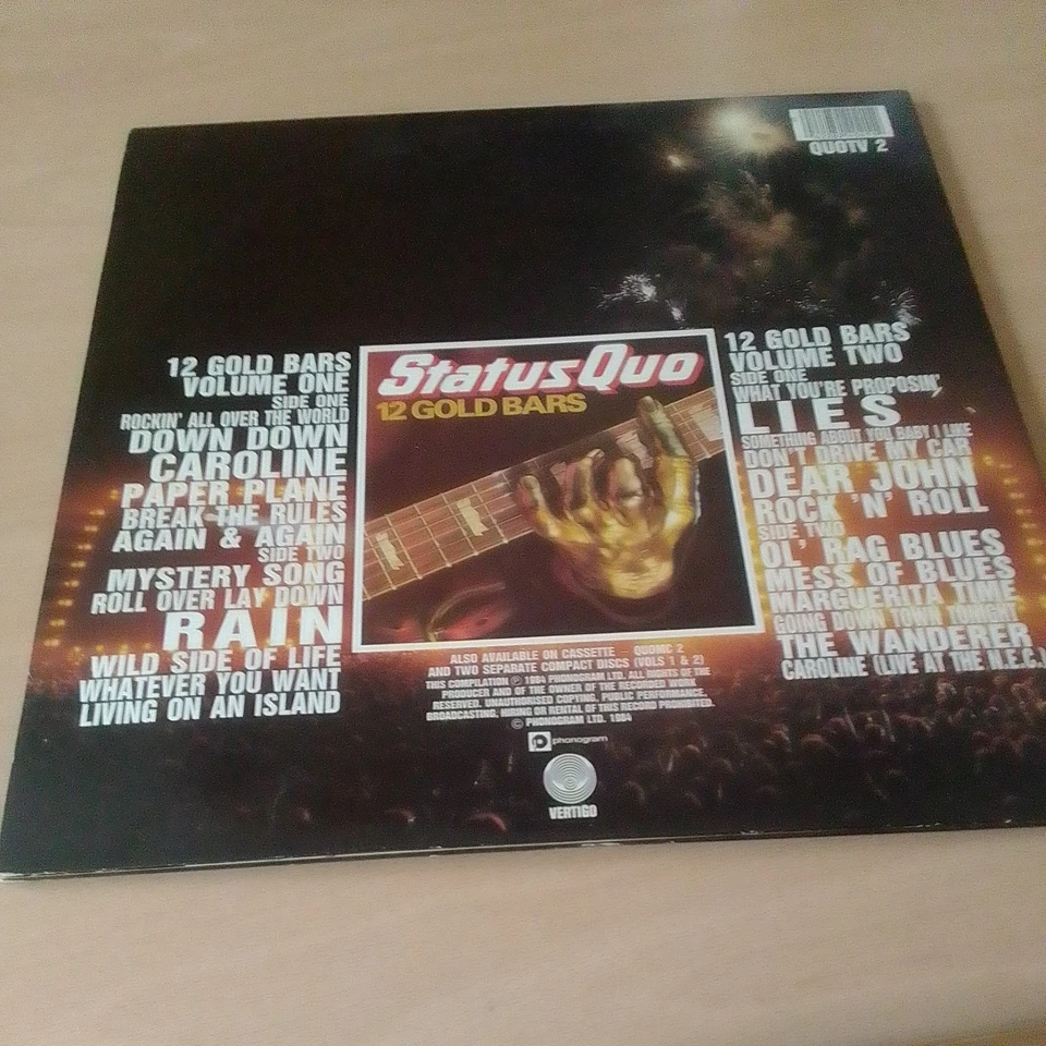 STATUS QUO - THE BEST OF Greatest Hits 1st UK Vertigo 1984 2xLP EX - Image 2 of 4
