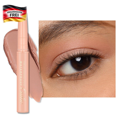 Wasserdichter Lidschattenstift 24h Metallic taupe vegan vielseitig