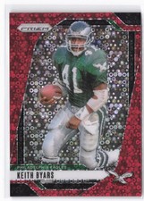 2024 Panini Prizm Keith Byars #239 No Huddle Red #/75 Philadelphia Eagles