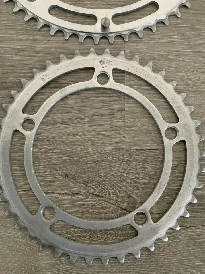 STRONGLIGHT PANTO CHAIN RINGS (2) 42-52 TOOTH 122 BCD 6, 7, 8 SPEED - Image 2 of 4