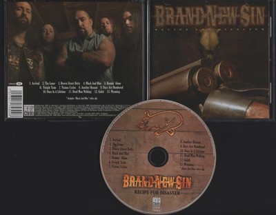 BRAND NEW SIN - RECIPE FOR DISASTER - CD HARD ROCK NEU!