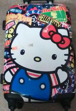 Hello Kitty 20 Spinner Rolling Suitcase ABS P...