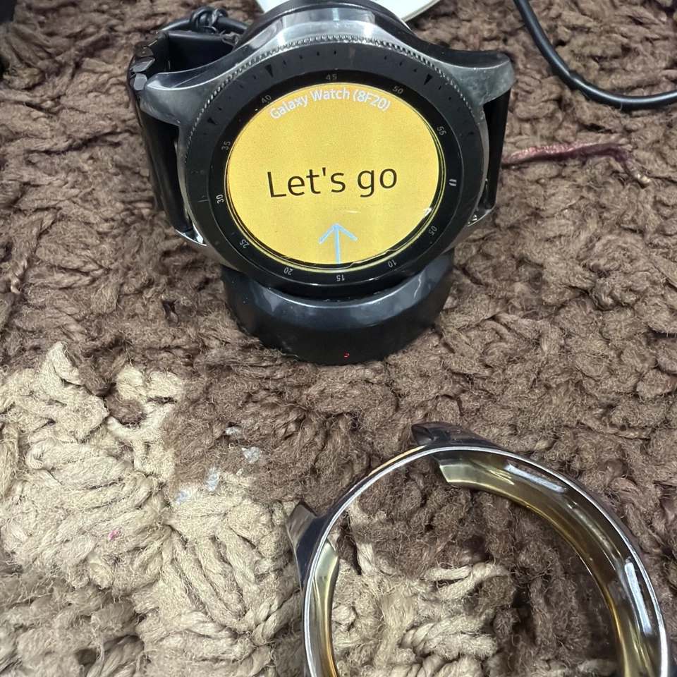 Samsung Galaxy Watch 46mm,Silver,Stainless Steel Case, Complete, Fully Working., photo 1 of 5
