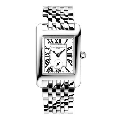 Frederique Constant Classics Carree Small Seconds Steel Strap watch