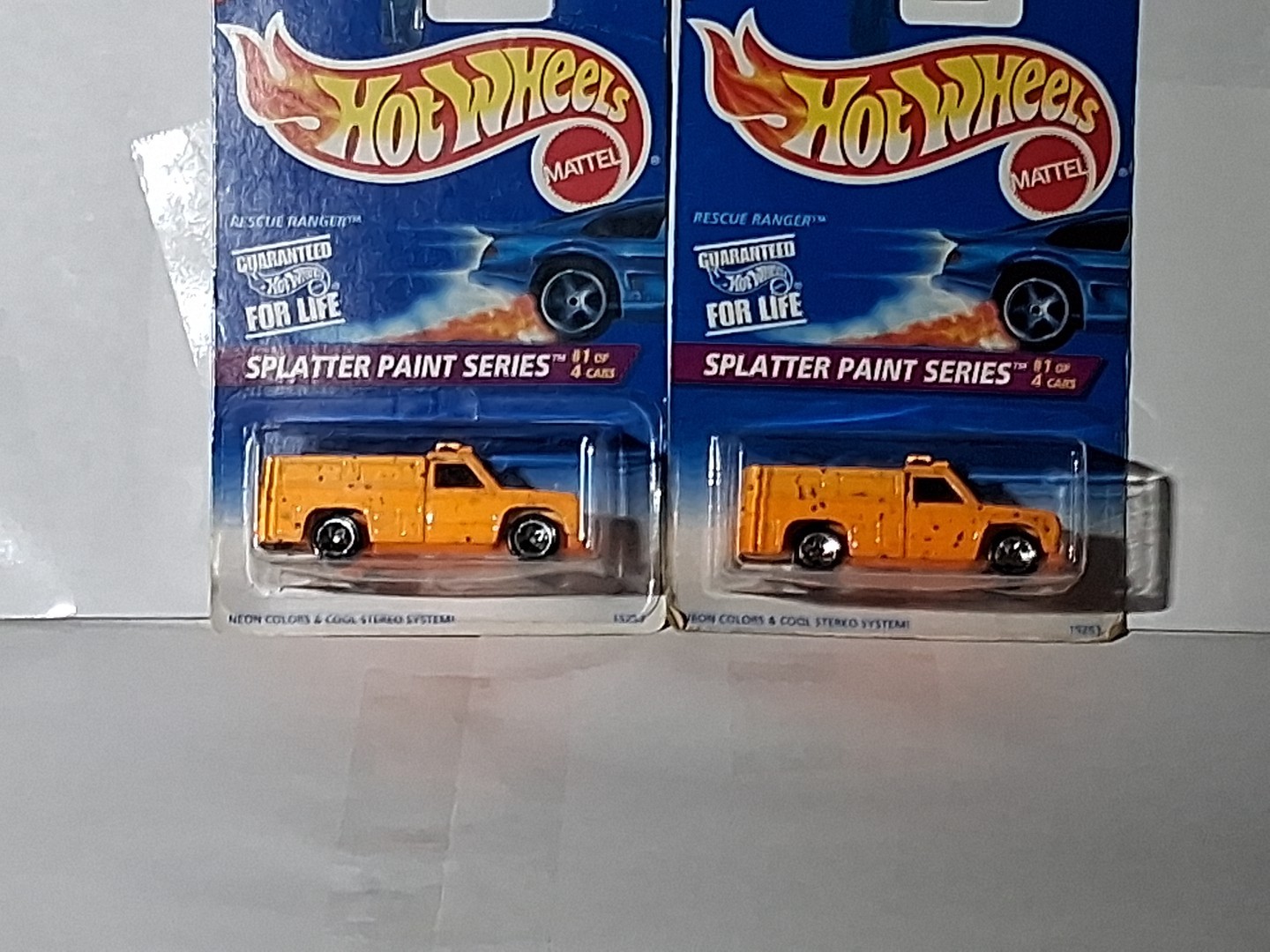 Hot Wheels #408 | Rescue Ranger (Bright Orange) Lot Of 2 B42