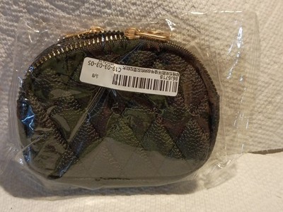 Women's Quilted Double Zipper Compartment Change Purse Wallet (Item #57)