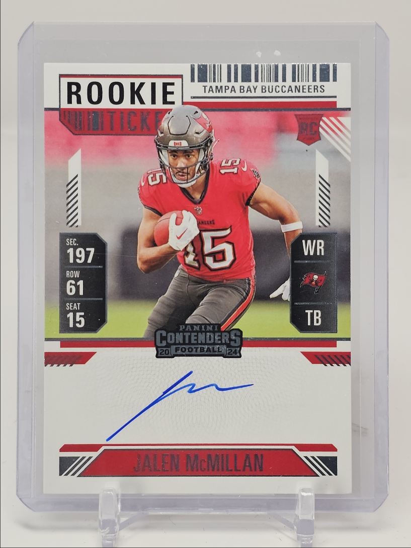 JALEN MCMILLAN 2024 CONTENDERS ROOKIE TICKET AUTOGRAPH RC AUTO Q3549