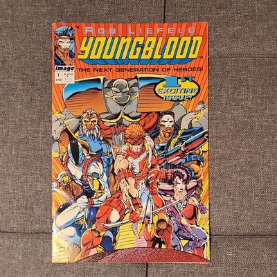 Image Comics Youngblood #1 First Printing Rob Liefeld Cover 1992 Comic Book