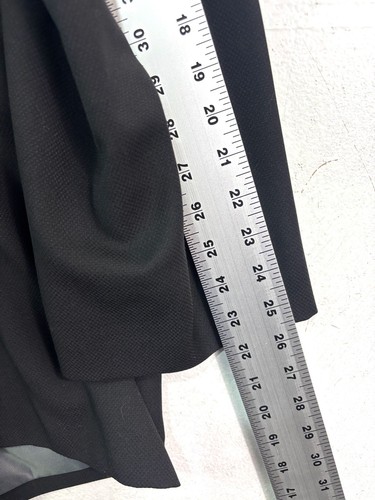 Pronto Uomo 58R Black Hopsack Wool Blazer Jacket Sport Suit Coat Stretch - Picture 9 of 10