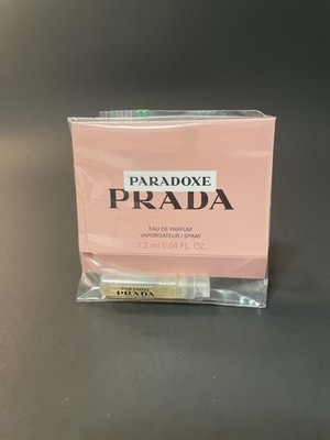 PRADA  PARADOXE  WOMENS : EAU DE PARFUM SAMPLE NEW Vial with original  card 