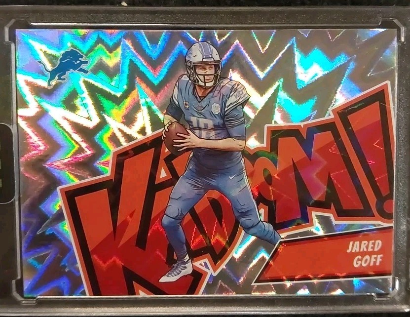 2024 Absolute Jared Goff Kaboom Horizontal SSP #3 Lions